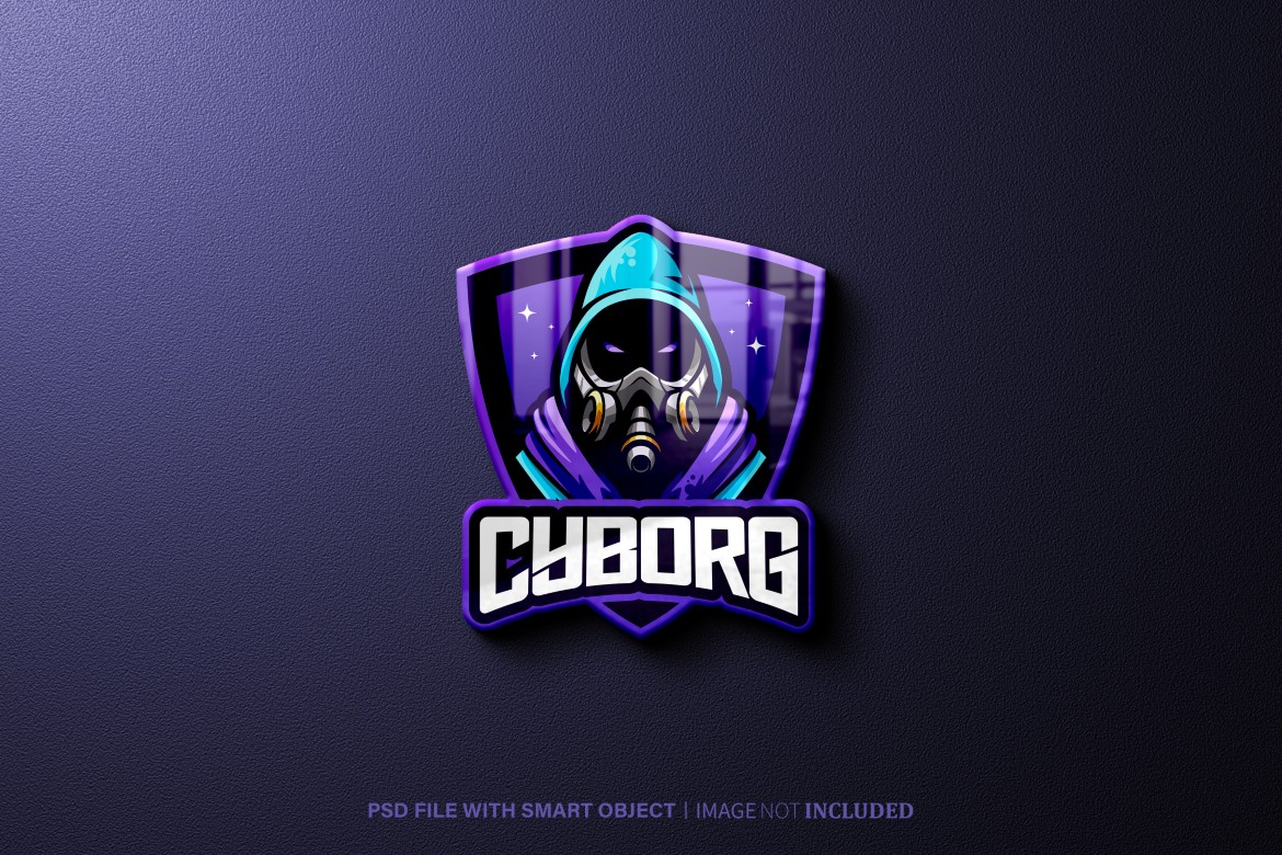 Realistic Mascot Logo Mockup