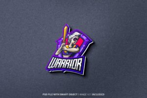 3D Mascot Logo Mockup