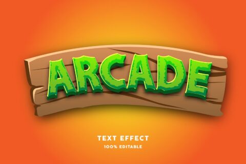 Cartoon Arcade Text Effect