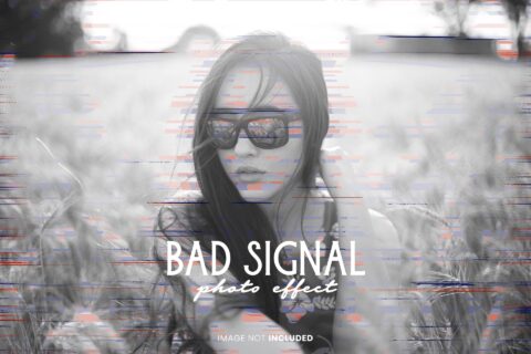 Bad Signal Photo Effect