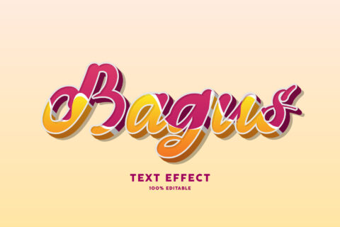 Bagus Text Effect