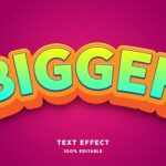 Bold Cartoon Text Effect