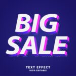 Big Sale Text Effect