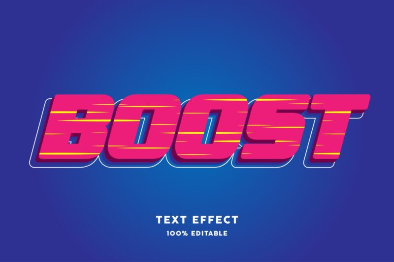 Boost Style Text Effect