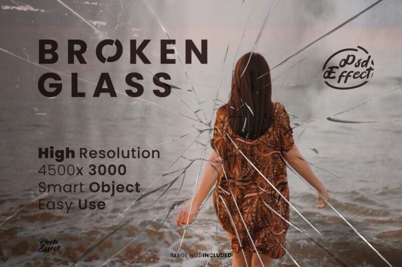 Broken Glass Photo Effect