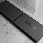 Black Business Card Mockup