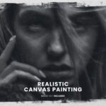 Realistic Canvas Painting Photo Effect