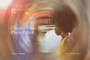 Circular Focus Photo Effect