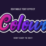 Colour Text Effect