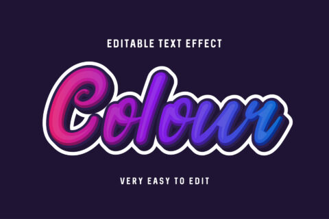 Colour Text Effect