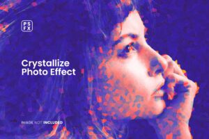 Crystallize Photo Effect PSD