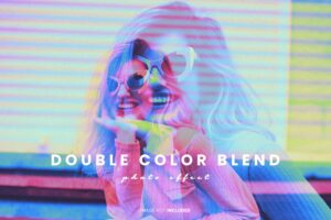 Double Color Blend Photo Effect