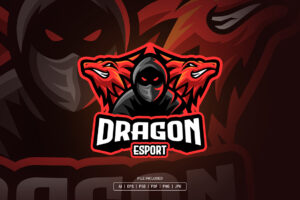 Dragon Team Esport Logo Template