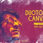 Duotone Canvas Photo Effect