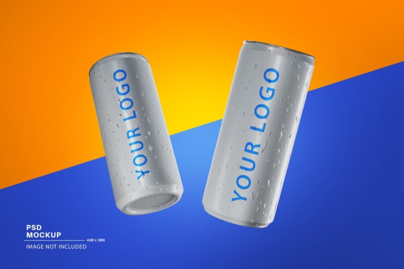 Energy Drink Can Mockup