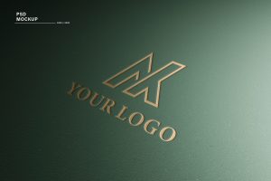 Paper Green Logo Mockup