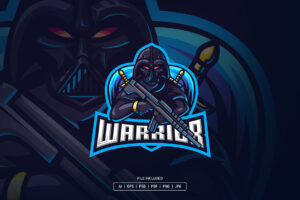 Darth Vader Mascot Logo Template