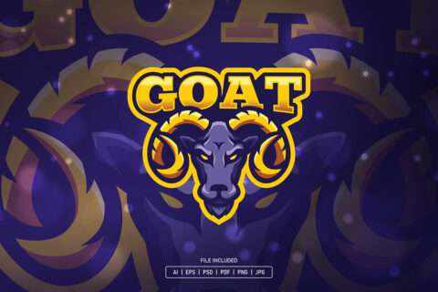 Goat Esport Logo Template