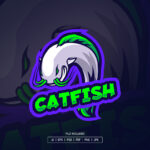 Catfish Esport Logo Template