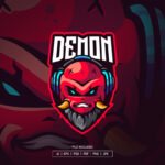 Demon Esport Logo Template