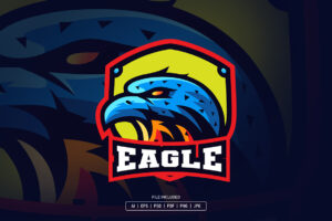 Eagle Esport Logo Template