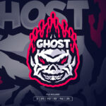 Ghost Esport Logo Template