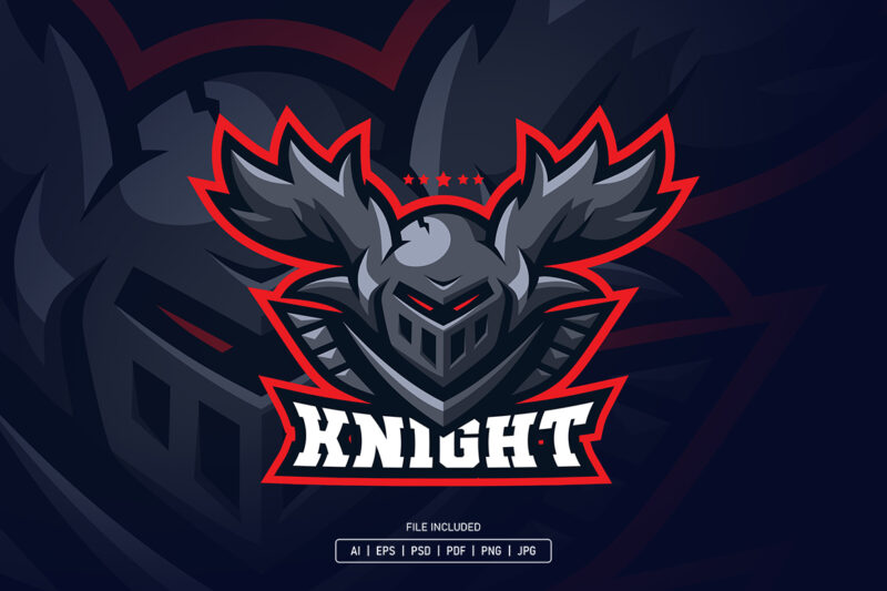 Knight Esport Logo Template