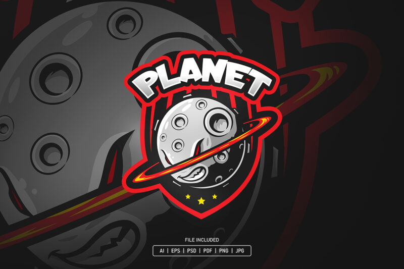 Planet Esport Logo Template