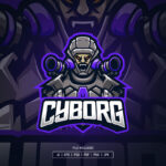 Cyborg Esport Logo Template