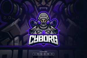 Cyborg Esport Logo Template