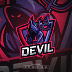 Devil Esport Logo Template