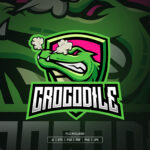 Crocodile Esport Logo Template