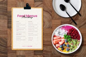 Food Menu Mockup