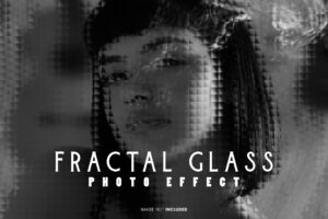 Fractal Glass Photo Effect