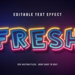 Fresh Neon Text Effect