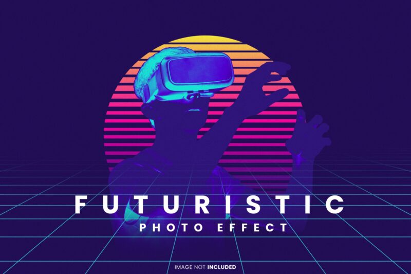 Futuristic Photo Effect