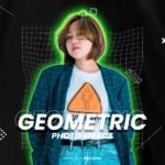 Geometric Style Photo Effect PSD