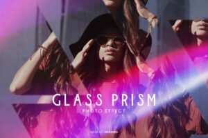 Glass Prism Photo Effect