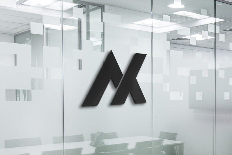 Logo on Office Wall Mockup