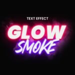 Glow Smoke Effect for Text and Logo