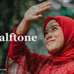 Halftone Photo Effect PSD