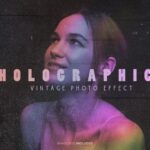 Holographic Vintage Photo Effect