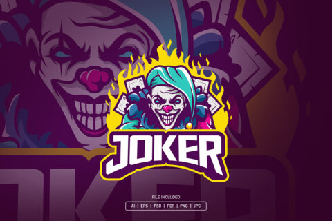 Joker Esport Logo Template