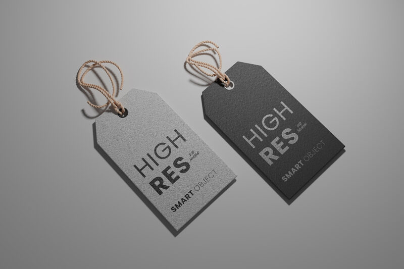 Label Tag Mockup