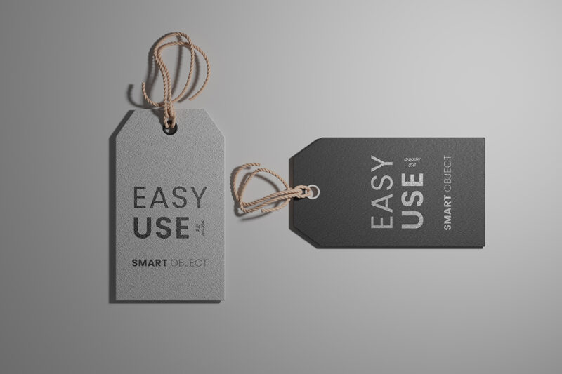 Label Tag Mockup