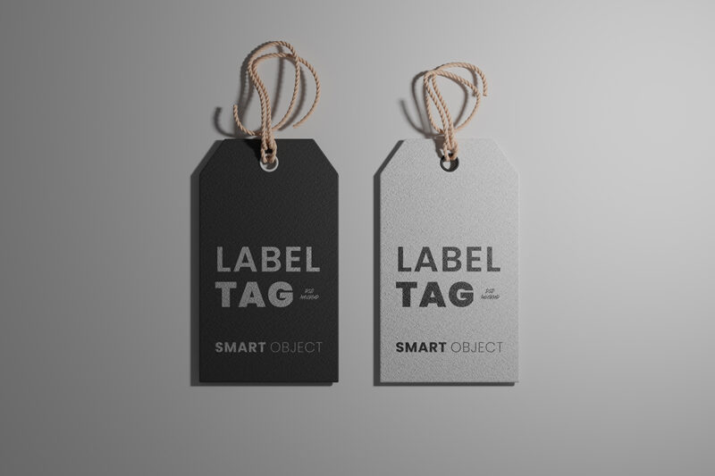 Label Tag Mockup