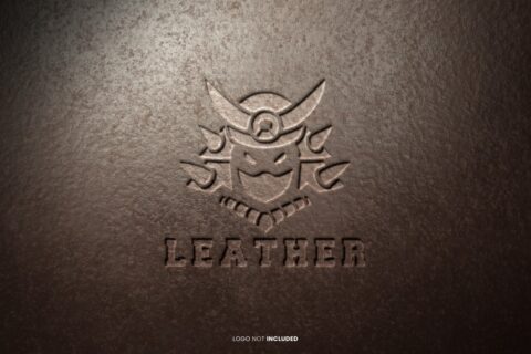 Leather Logo Mockup