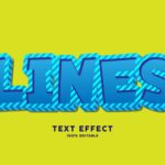 Lines Text Effect