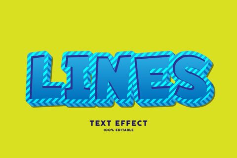 Lines Text Effect