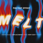 Melt Retro Text Effect